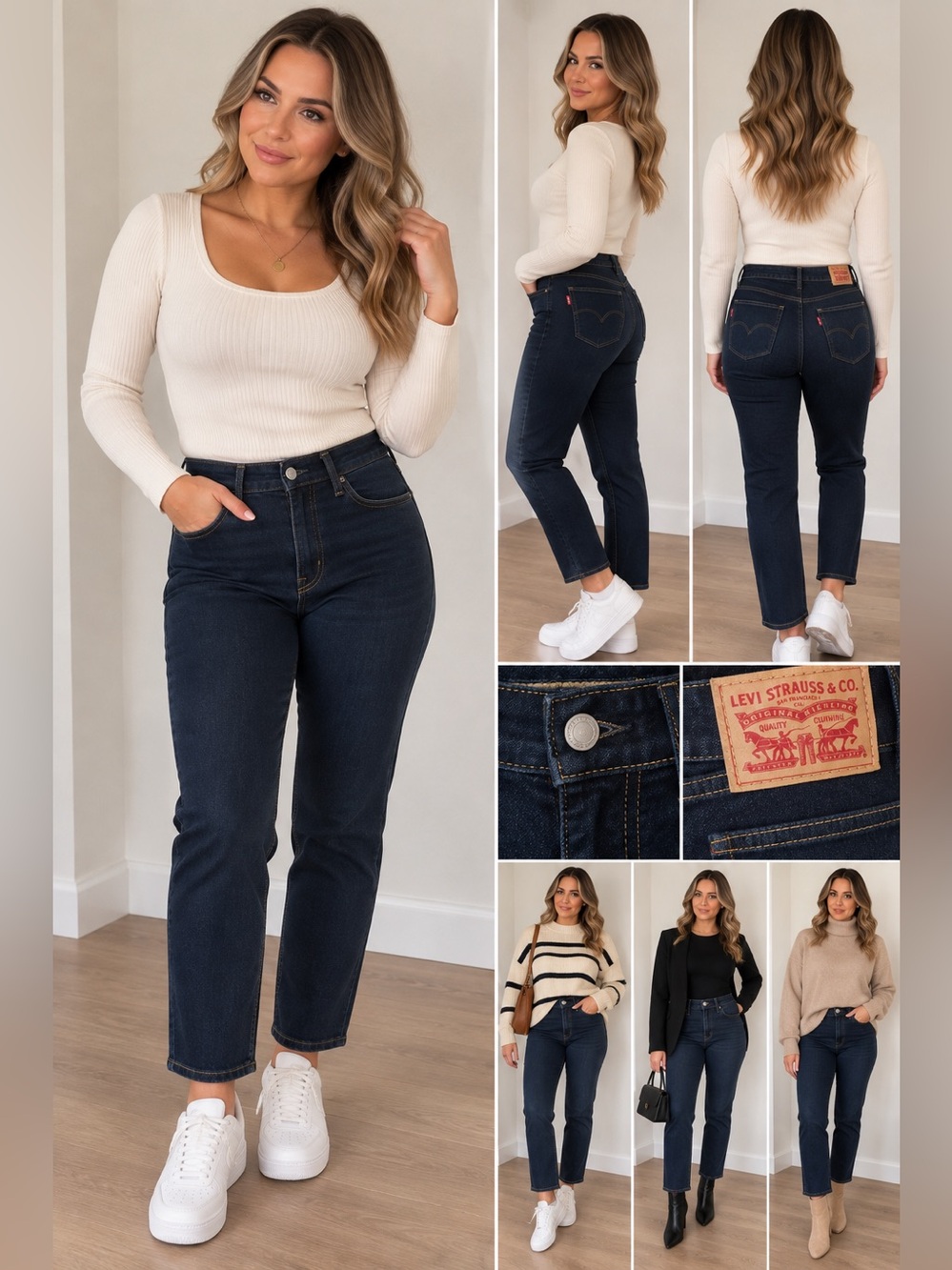 Levi's 312 Shaping Slim Jeans Blue Waist 32